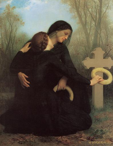 El día de los muertos (1859) por William-Adolphe Bouguereau