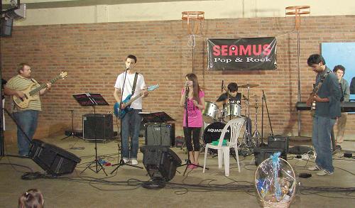 Seamus, una de las bandas que se presentaron en el festival.