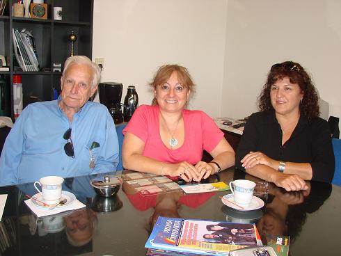 Jorge Capodiferro (Secretario), Cristina Villagra (Vicepresidenta), Carmen Castagnino (consejera). 